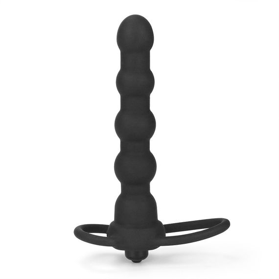 Насадка для двойного проникновения - Anal Indulgence Collection Vibrating Rock Balled Double Prober Sex Aura | Зображення 3