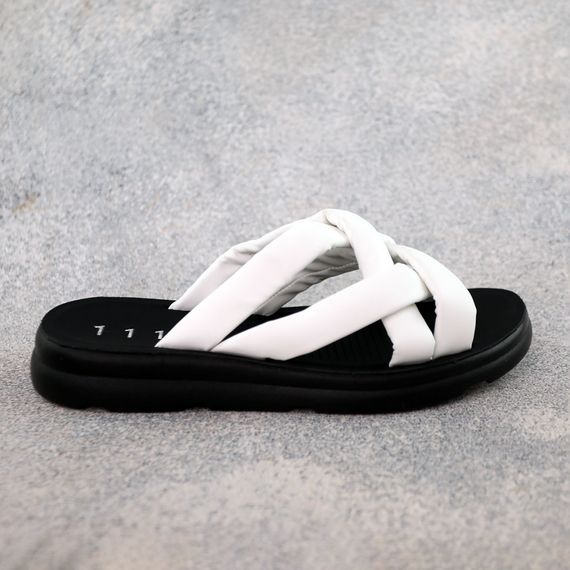 Шльопанці жіночі 588802 Білі 36 37 38 39 40 41