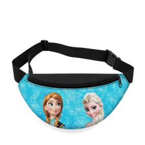 Дитяча сумка-бананка Frozen Elsa and Anna 32х15 см на пояс або через плече (5862)