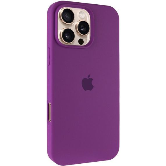 Чохол Silicone Case Full Protective (AA) для Apple iPhone 16 Pro Max (6.9") Фіолетовий / Grape