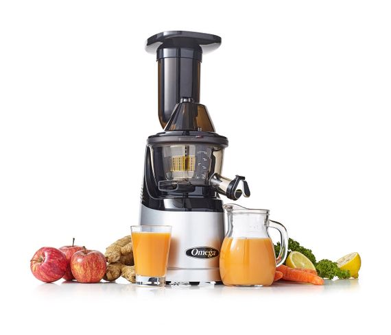 Omega Juicer MMV-702R silver шнекова соковижималка | Зображення 1