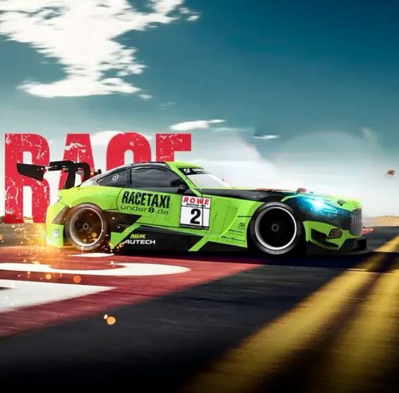 Машинка на радіоуправлінні Green Devil AMG 1:16, зелена – спортивна модель для дрифту та перегонів | Зображення 2
