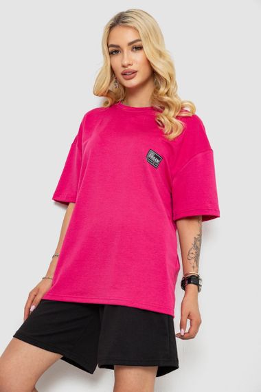 Костюм женский повседневный, цвет малиновый, 241R5004-1 | Зображення 2