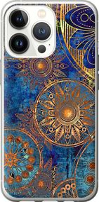 Чехол на iPhone 13 Pro Золотой узор "678u-2372-17620"