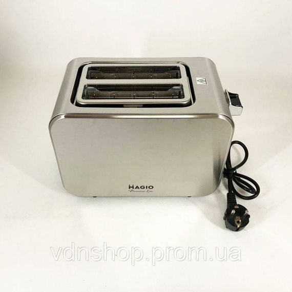 Тостер для прожарювання хліба Magio, Тостер на 2 скибочки з регулюванням температури HX-79 | Зображення 9