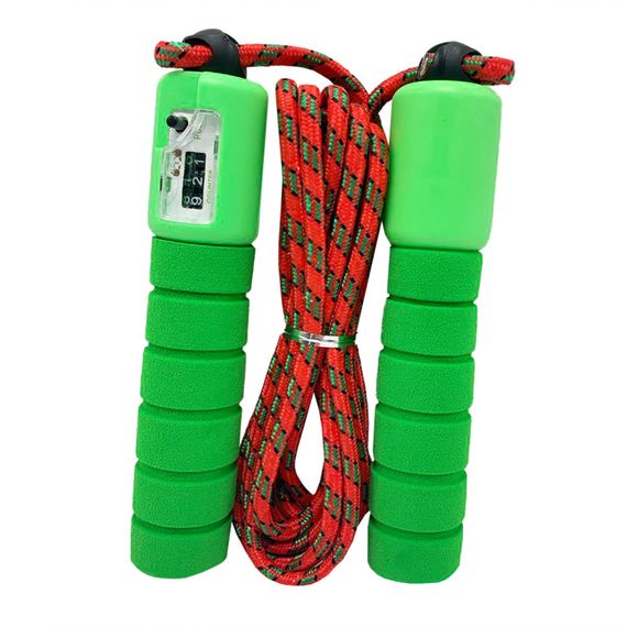 Скоростная скакалка со счетчиком MS 0345-1(Green) длина 280 см