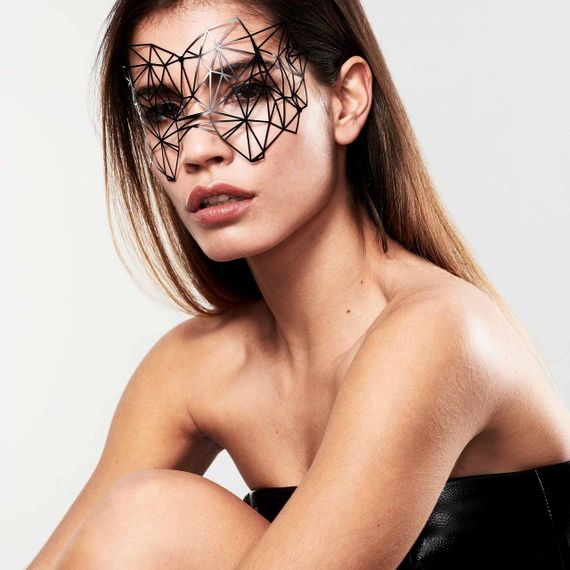 Вінілова маска на стікерах КРИСТИНА  Bijoux Indiscrets (Іспанія) sexstyle | Зображення 1
