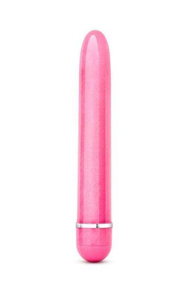 Вибромассажер классический Blush Sexy Things Slimline Vibe многоскоростной, розовый Sex Aura