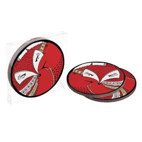 Підставки під гаряче Coaster Спляча лисиця (корок) 10 см