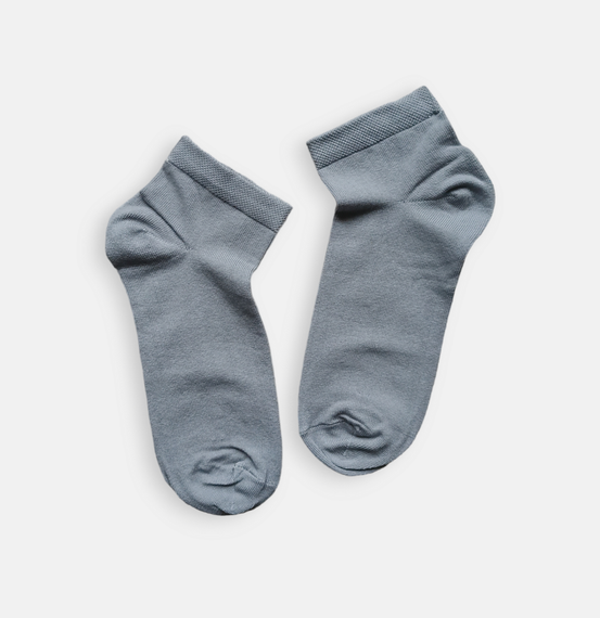 Укорочені шкарпетки жіночі однотонні Twinsocks р-23-25(38-40) сірий, крем, чорний, білий, темно-синій | Зображення 5