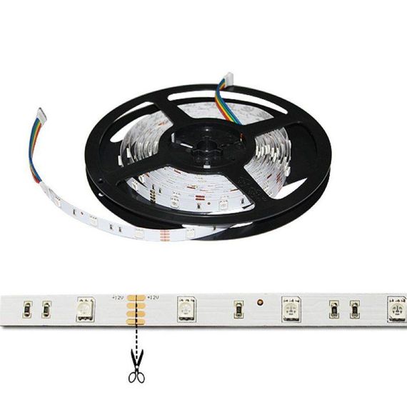 Светодиодная LED лента 12V  IP20 5050-30 Series "S", RGB