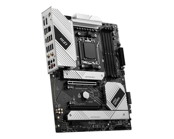 Материнcкая плата MSI PRO B650-A WIFI sAM5 B650 4xDDR5 M.2 HDMI DP WiFi BT ATX 911-7D75-013 | Зображення 2