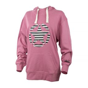 Толстовка JEEP HOODED OVERSIZE SWEATSHIRT STAR Striped Print