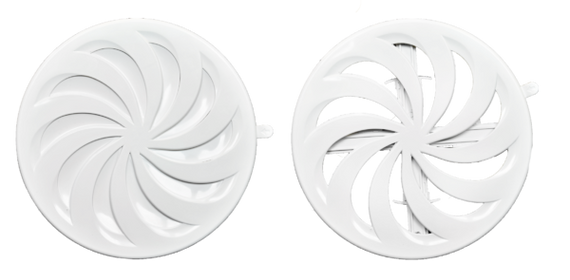 Вентиляційна решітка airRoxy кругла регульована арт.02-325 | Зображення 2