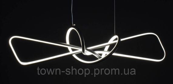 Люстра потолочная LED H35L-1000-bk-k Черный 25-150х15х100 см. | Зображення 7