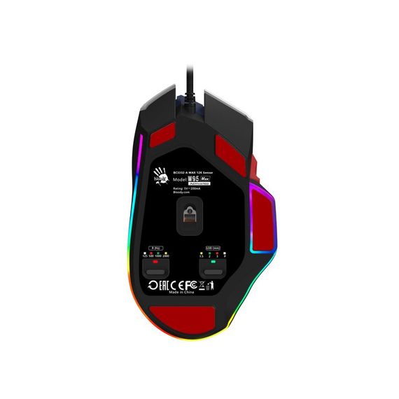 Миша ігрова A4Tech W95 Max Bloody, колір білий, активоване ПЗ | Зображення 8