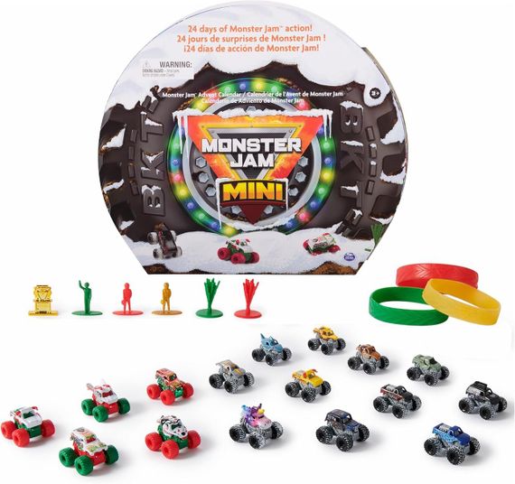 Адвент-календар Монстр джем Оригінал Monster Jam Mini Christmas Advent Calendar