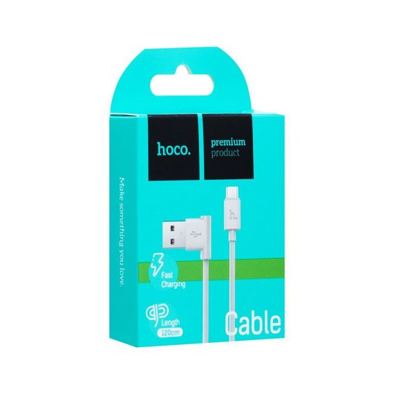 Кабель USB Hoco UPM10 L Share Micro Колір Білий | Зображення 1