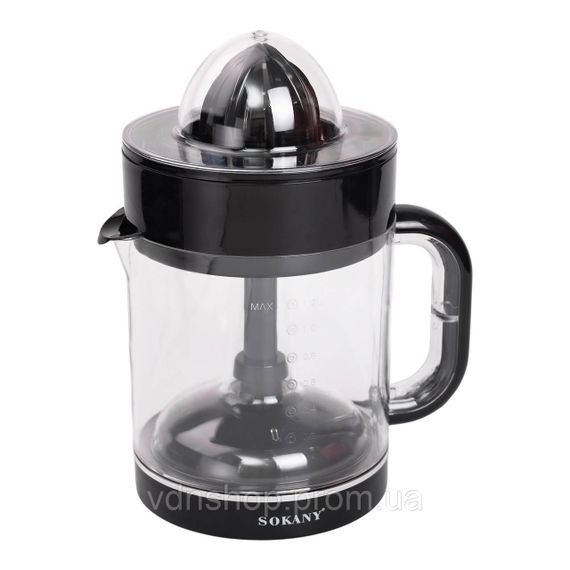 Соковыжималка для цитрусовых электрическая 30 Вт 1.2 л пресс для апельсинов Sokany SK-CZ-626 | Зображення 1