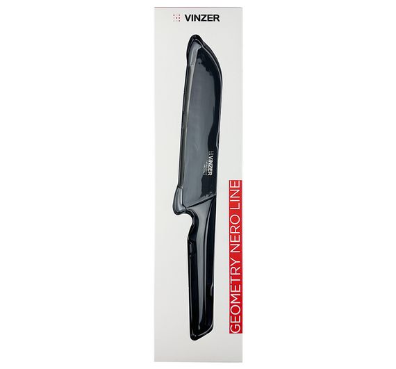 Ніж Сантоку Vinzer (Вінзер) Geometry Nero Line 17.8 см (50302) | Зображення 1