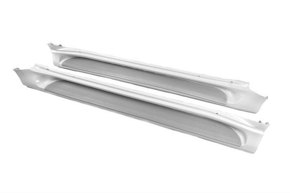 Боковые пороги (2 шт., алюминий) Белый (черная подножка) для Lexus GX460 2009-2023 гг | Зображення 5