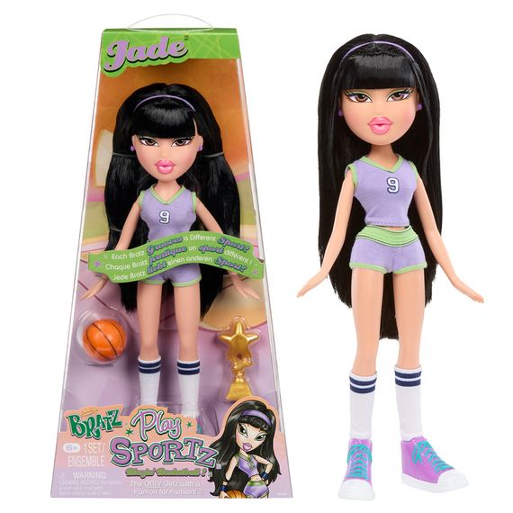Ігровий набір із лялькою "Баскетболістка Джейд" Bratz 569541 серія "Play Sportz"