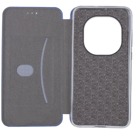 Шкіряний чохол-книжка Classy для Xiaomi Redmi Note 14 Pro 4G Синій | Зображення 2