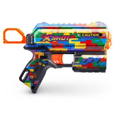 Іграшкова зброя Zuru X-Shot Швидкострільний бластер Skins Flux Striper (8 патронів) (36516K) | Зображення 1