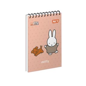 Зошит для записів А7 YES Miffy Sweet Friend 152511 80 аркушів