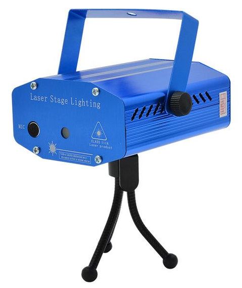 Лазерный проектор Диско LASER YL-09 4IN1 цветной проектор со световыми эффектами для дома и дискотеки с штатив | Зображення 3