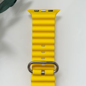 Силіконовий ремінець для Smart Watch Ocean Band 42/44/45/49 (Жовтий)