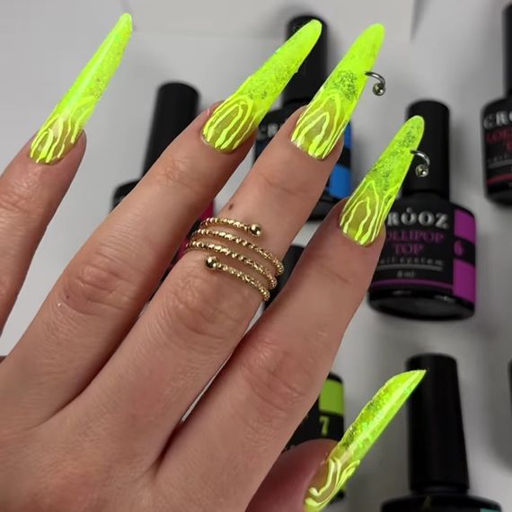 Витражный топ Crooz Lolipop Top №4 (неоновий лимонний) 8мл