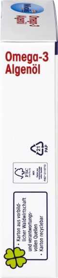 Вітаміни "Mivolis - Олія водоростей Омега-3" для нормальної роботи серця, функції мозку та зору, 30 шт., Німеччина | Зображення 3