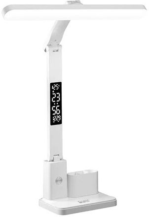 Настільна LED-лампа з годинником та акумулятором XPRO 801S (45181-801S_480)