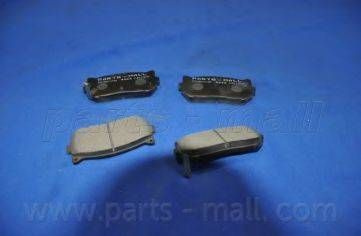 Колодка гальм. диск. KIA CARENS (вир-во PARTS-MALL) PARTS-MALL PKB008 на KIA CREDOS (K9A)