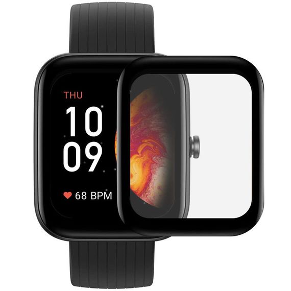 Полімерна плівка 3D (full glue) (тех.пак) для Xiaomi Amazfit Bip 3/Bip 3 Pro