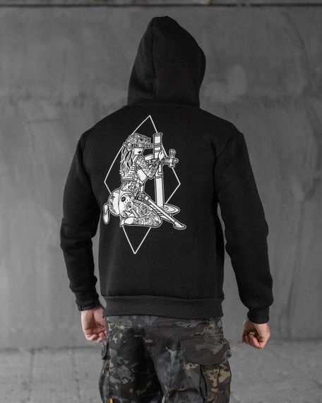 Худі CELEO на флісі black ВТ7912 | Зображення 8