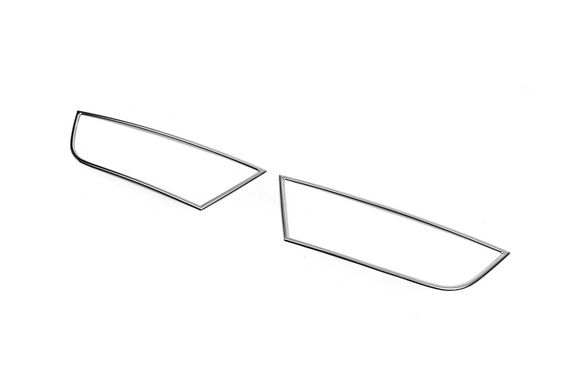Накладки на ПТФ (2 шт) OmsaLine - Итальянская нержавейка для Skoda Octavia III A7 2013-2019 гг | Зображення 2