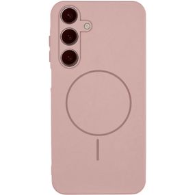 Чохол Silicone Cover Lakshmi Full Camera (AA) with Magnetic Fit для Samsung Galaxy A17 4G/5G Рожевий / Pink Sand