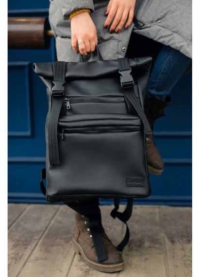 Рюкзак Sambag унісекс RollTop LTT чорний 43 х 31 х 14 см (24238001) | Зображення 2