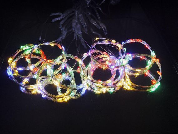 Гирлянда штора 2x1.5 метра, 150LED, "светодиодные капли" от USB, мульти цвет, 8 режимов + пульт | Зображення 5