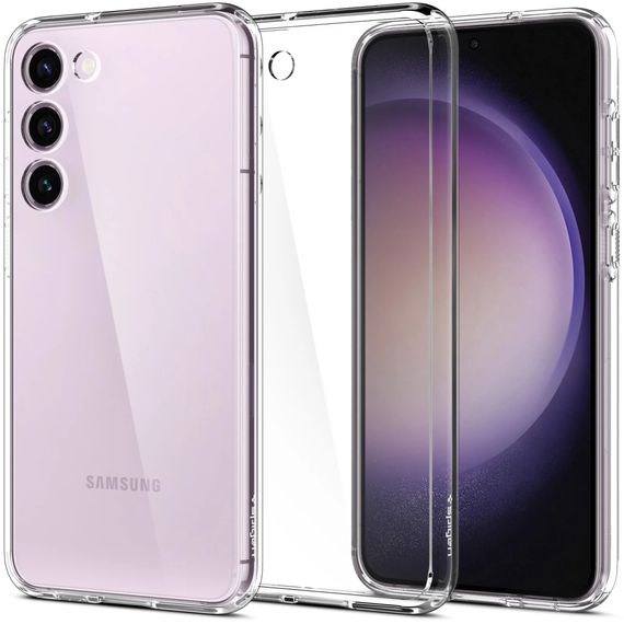 Чохол до мобільного телефона Spigen Samsung Galaxy S23 Plus Ultra Hybrid, Matte Black (ACS05669) | Зображення 1