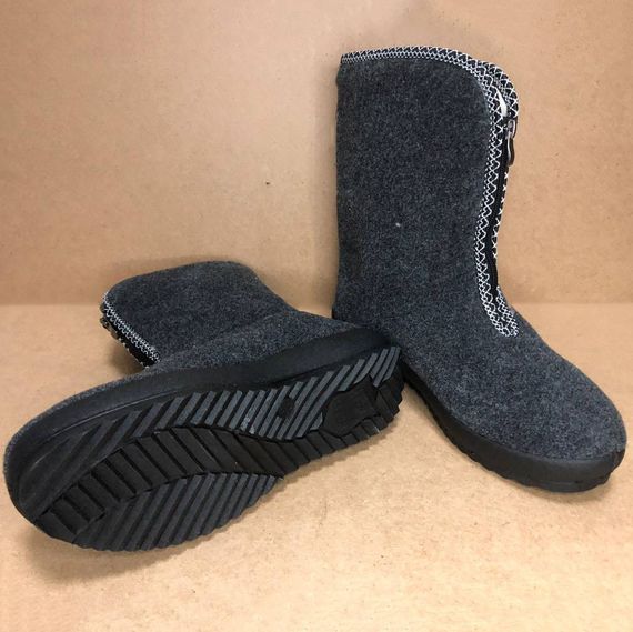 Бурки суконные женские искусственный мех 41р, Женские суконные бабуши Утепленные валенки FH-10 | Зображення 4