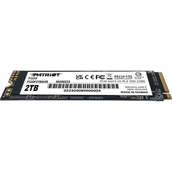 Накопичувач SSD M.2 2280 2TB Patriot (P320P2TBM28) | Зображення 3