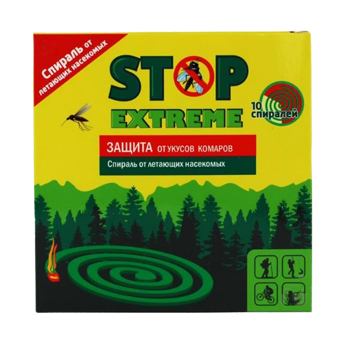 Спіралі від літаючих комах 10шт Stop Extreme ОЙ! КОМАРИКИ