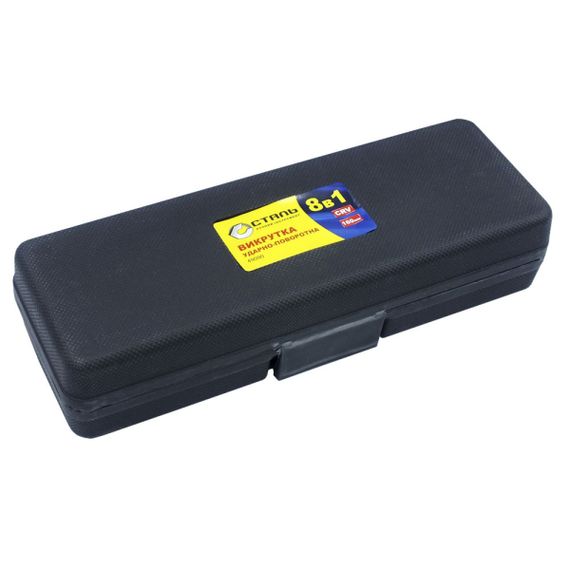 Ударно-поворотна викрутка 8 в 1 із набором біт 49090 Сталь | Зображення 1