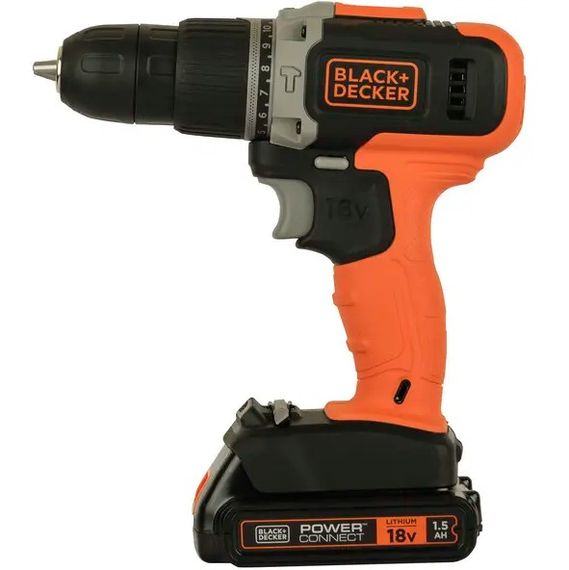 Акумуляторний дриль-шурупокрут Black&Decker з АКБ та ЗП BCD003C1 | Зображення 8