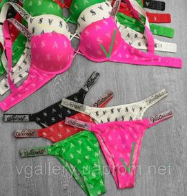 Женский Купальник  -комплект Victoria`s Secret со стразами, Женский купальник Виктория Сикрет Премиум Качества