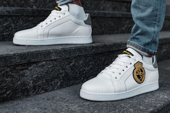 Кеди Dolce&Gabbana Snakers Logo White кросівки дольче габану | Зображення 1