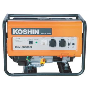 Генератор электроэнергии бензиновый Koshin GV-3000 (2.0/2.2 кВт, 220 В, AVR, 1.32 л/час, 42 кг)